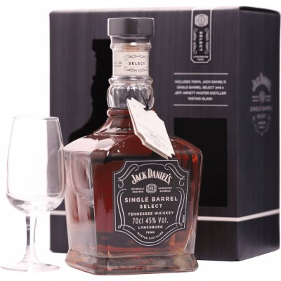 Jack Daniel's Single Barrel 45% 0,7 l (dárkové balení 1 sklenice) – Zbozi.Blesk.cz