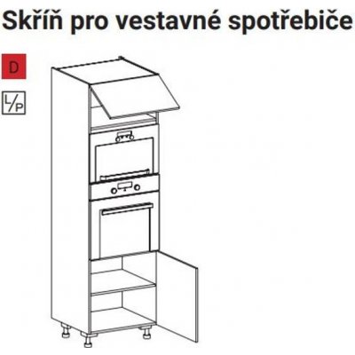 EBS CHU5B skříň pro vestavné spotřebiče bílá lesk, 60cm – Zbozi.Blesk.cz