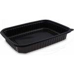 Menu mísa černá do mikrovl. trouby 1200 ml, L 25 x 18,5 x 4 cm 78212 – Zboží Dáma