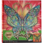 Grafix Diamantové malování Motýl 30 x 30 cm na plátně – Sleviste.cz