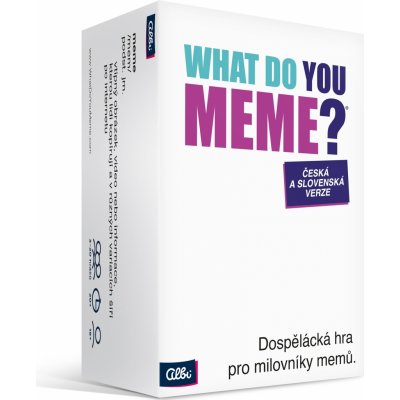 Albi What Do You Meme CZ/SK – Zboží Mobilmania