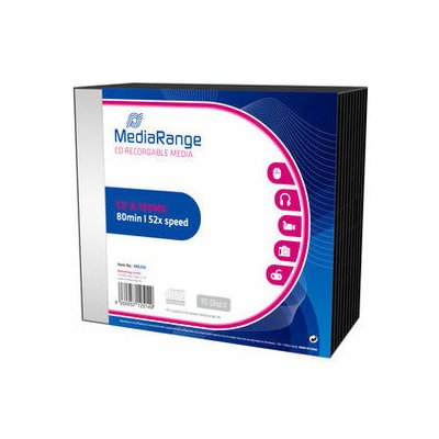 Mediarange CD-RW 700MB 12x, slimbox, 10ks (MR205) – Zboží Mobilmania