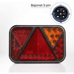 Fristom FT-270 LED Koncové světlo pravé 12V s mlhovým světlem BAJONET 5pin – Hledejceny.cz