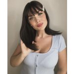 Mikádo paruka Georgina s ofinou hnědá – Sleviste.cz