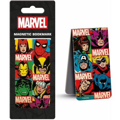 Magnetická záložka Marvel Retro Grid – Hledejceny.cz