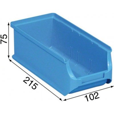 Allit Plastové boxy na drobný materiál 102x215x75 mm modré – Zboží Mobilmania