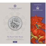 The Royal Mint Limited Pamětní mince Královská Tudorovská zvířata Královský drak UK 2026 brilliant 28,28 g – Zboží Dáma