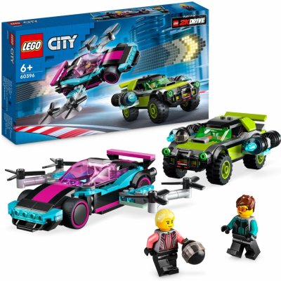 LEGO® City 60396 Vylepšená závodní auta – Zboží Živě