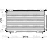 Kondenzátor, klimatizace VALEO 814225 | Zboží Auto