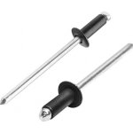 Nýt hliníkový 3,2x6mm trhací, černý RAL9005 – Hledejceny.cz