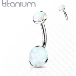 Šperky4U piercing do pupíku titan TIT1145-OP17