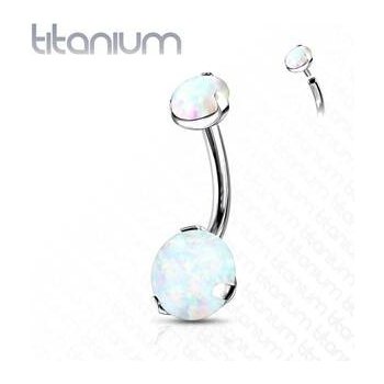 Šperky4U piercing do pupíku titan TIT1145-OP17