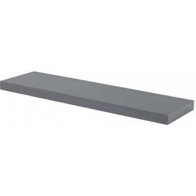 Autronic Polička nástěnná 120 cm, MDF, barva šedý vysoký lesk P-002 GREY – Zboží Mobilmania