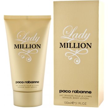 Paco Rabanne Lady Million tělové mléko 150 ml