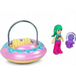 Mattel Polly Pocket figurky autíček Pollyville donut