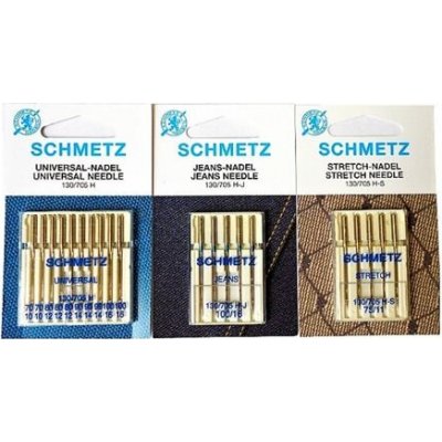 Set jehel Schmetz 130/705 H (univerzal, stretch, jeans) – Zboží Dáma
