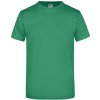 Pánské Tričko James+Nicholson základní triko bez bočních švů zelená irská JN002