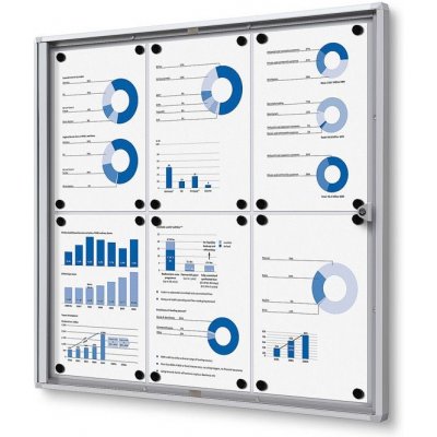 A-Z Reklama CZ Scritto Economy informační vitrína s protipožární certifikací SCXS B1 6 x A4 – Zboží Mobilmania