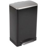 Intersport EKO Pedal Bin E-Cube 40 l Matt Černá – Zbozi.Blesk.cz