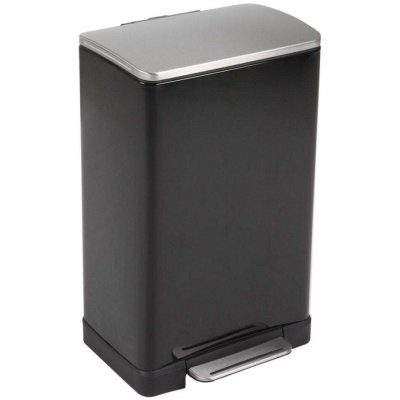 Intersport EKO Pedal Bin E-Cube 40 l Matt Černá – Zbozi.Blesk.cz