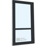 Kömmerling balkonové dveře 70 AD s příčkou OS pravé antracit/bílá 90 x 200 cm jednostranná klika + madýlko + PVC rám – Hledejceny.cz