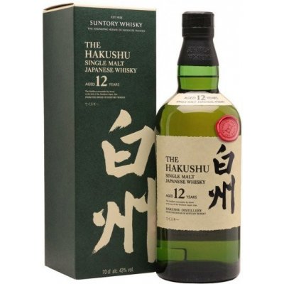 Hakushu 12y 43% 0,7 l (holá láhev) – Hledejceny.cz