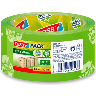 Tesa EcoLoco lepicí páska zelená s potiskem 50 mm x 66 m – Zboží Mobilmania