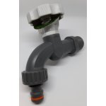 BRADAS Plastový kohout na hadici 3/4" WHITE LINE – Sleviste.cz