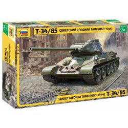 Zvezda Soviet Medium Tank T 34 85 3687 1:35