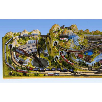 Noch levý rozšiřující díl kolejiště s točnou 80120 – Zboží Dáma