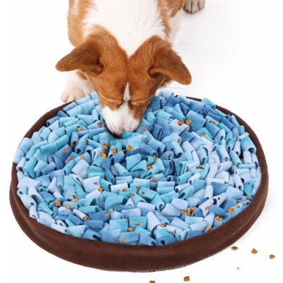 ČMUCHACÍ KOBEREČKY Čmuchací kobereček hustý s protiskluzem Modrý 42 cm – Sleviste.cz