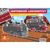 Vystřihovánka a papírový model Historické lokomotivy Jednoduché vystřihovánky