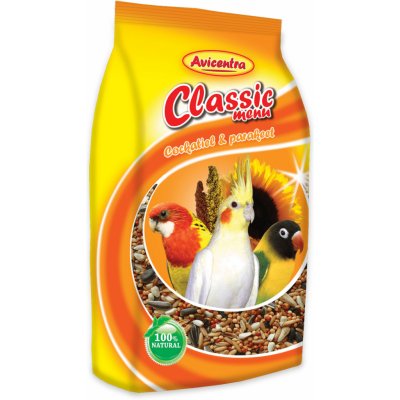 Avicentra Krmivo standard pro malé papoušky 1 kg – Sleviste.cz
