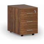 Primo Wood 3 zásuvky ořech – Sleviste.cz