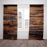 IMPAR Závěsy Dřevo 2 (Rozměr : 140x250, Materiál: Blackout) – Hledejceny.cz