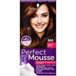 Schwarzkopf Perfect Mousse Permanent Color barva na vlasy 668 oříšek – Zboží Mobilmania