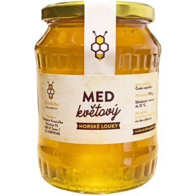 Včelařství Kvasnička Med květový horské louky 950 g – Zboží Dáma