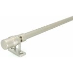 KovovégarnýžeCZ Teleskopická Mini garnýž CYLINDER matný nikl 120-200 cm – HobbyKompas.cz