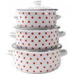 PROHOME Sada hrnců s pokličkou 3-dílná 16,18,20cm – Zboží Dáma
