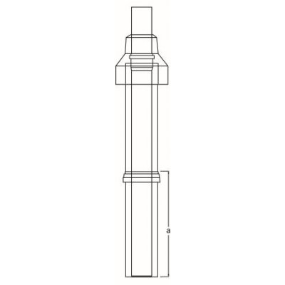 Almeva Lik střešní nástavec nastavitelný 1100mm 60/100 mm černý DPDS45-V – Zboží Mobilmania