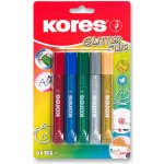 Kores lepidlo s flitry metalické barvy 5 x 10 ml – Zboží Živě