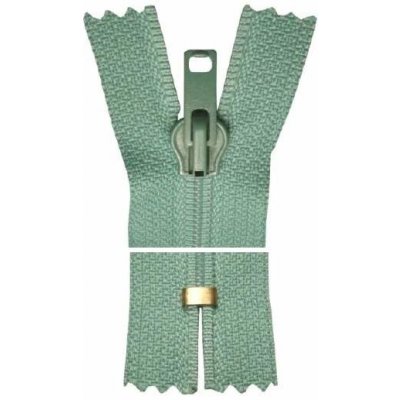 Spirálový zip, nedělitelný - 35cm - tyrkysový - Koh-i-noor - BALENÍ 10 ks – Hledejceny.cz