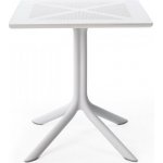 Nardi Plastový stůl na zahradu CLIP X 70x70 cm, Bianco – Hledejceny.cz