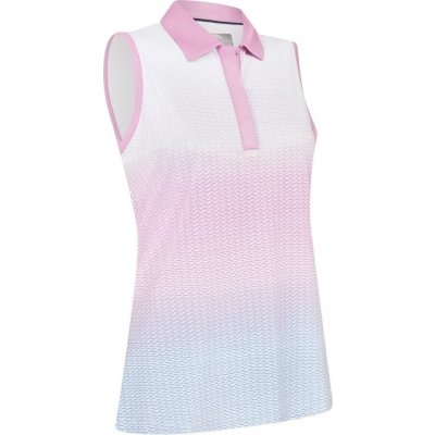 Callaway Chev Gradient Sleeveless Womens Brilliant White Polo košile – Hledejceny.cz