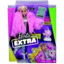 Panenky Barbie Barbie extra v růžové bundě