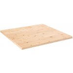Omaxi 799557 Stolní deska 70x70x2,5 cm masivní borovice čtvercová – Zboží Dáma