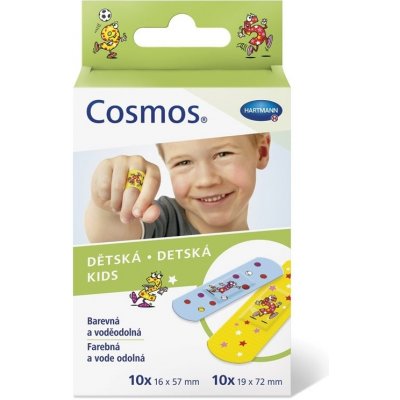 Náplast Cosmos Dětská 19 x 72 mm (12x) 16 x 57 mm (8x)