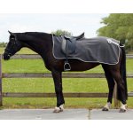 QHP Deka bederní Ornament fleecová grey silver – Zboží Dáma