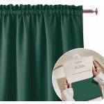 Závěs Room99 polozatemňovací hladký polyester 140x230 cm zelený – Hledejceny.cz