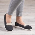 Nazouvací baleríny s pružným nártem černé – Hledejceny.cz